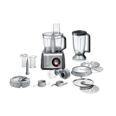 Bosch MC812M865 food processor 1250 W 3.9 L Black, Stainless steel