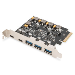 Digitus PCIe card 2x USB-C...