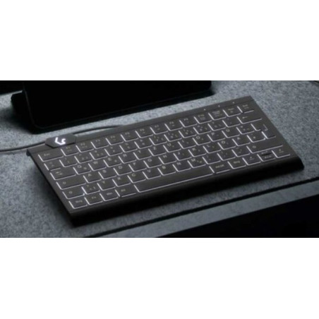KeySonic KSK-5010ELC (DE) keyboard Home USB QWERTZ German Black