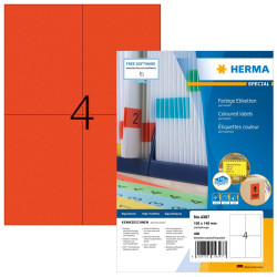 HERMA Coloured Labels A4...