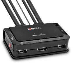 Lindy 2 Port HDMI 4K30, USB...