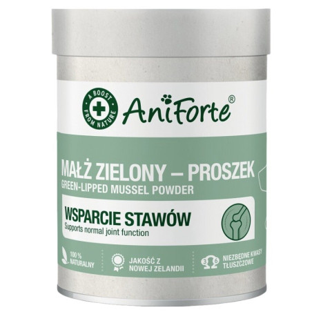 ANIFORTE Green lipped mussel - supplements for dogs and cats - 100g