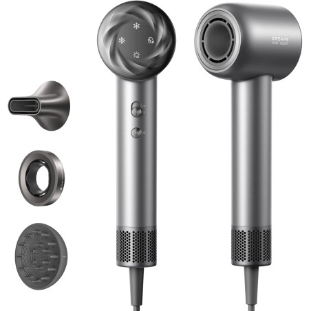 Dreame | Hair dryer | Glory Mix | 1600 W | Number of temperature settings 4 | Ionic function | Diffuser nozzle | Black