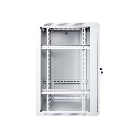 DIGITUS DN-W19 15U/600 Wallmount cabinet 15U 600x600mm grey RAL 7035