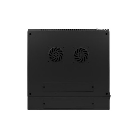 LANBERG WF02-6606-10B wall-mounted double section rack 19inch flat pack 6U/600x600mm black
