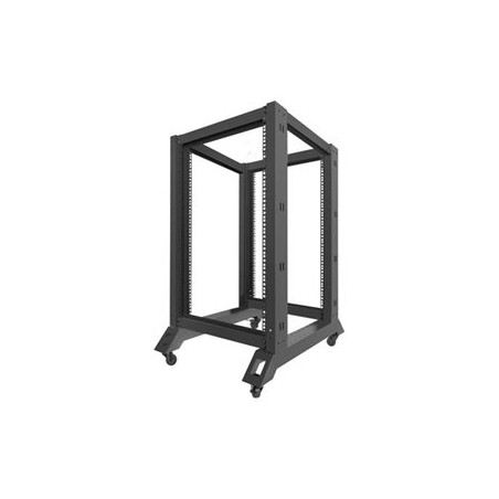 LANBERG Open rack 18U 600x800 black