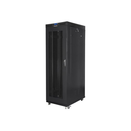 Lanberg | Rack cabinet 19" free-standing 27U/800x1200 (flat pack) with mesh door, LCD | FF01-8227-23BL | Black