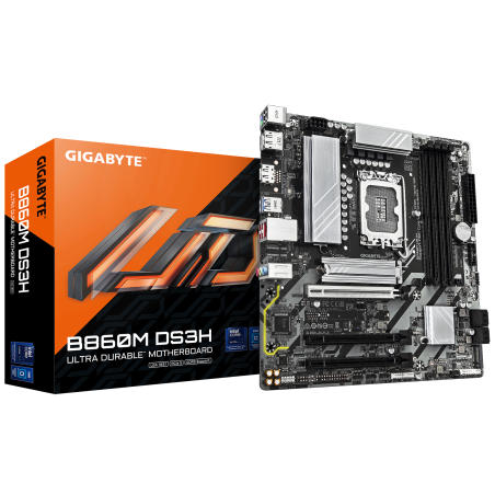 GIGABYTE B860M DS3H LGA1851 MB 4xDDR5 4xSATA 3xM.2