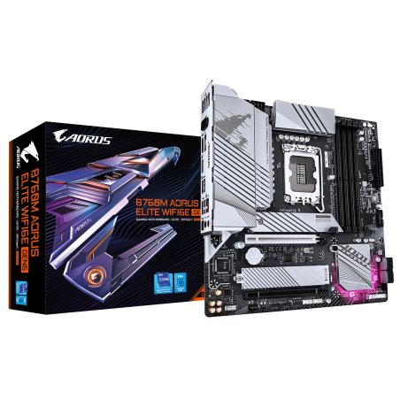 GIGABYTE B760M A E WF6E GEN5 LGA1700 4xDDR5 4xSATA 2xM.2 1xDP 1xHDMI