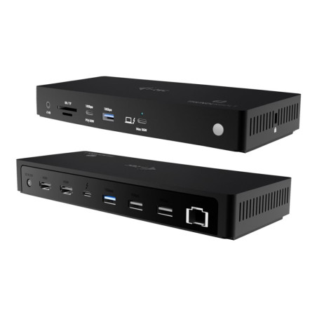 I-TEC Thunderbolt4 3xDisplay DS 2xHDMI 1xTB3 1x2.5GLAN 1xUSB-C Gen2 2xUSB-A Gen2 2xUSB-A Gen1 SD+TF Cardreader 1x Audio/Mic PD 96W