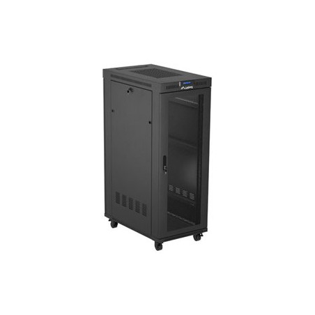 LANBERG rack cabinet 19 free-standing 32U 600x1000 flat pack mesh door LCD black