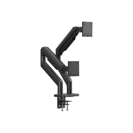 DIGITUS Dual Monitor Mount 2x45inch 2x20kg Mechanical Spring VESA: 75x75 100x100 Black