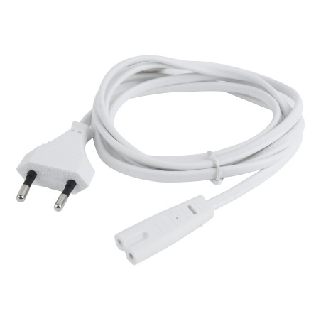 CABLE POWER EU 1.8M/WHITE PC-184/2-W GEMBIRD
