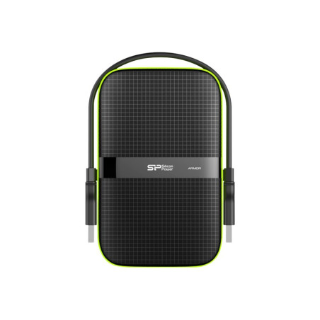 SILICONPOW SP010TBPHDA60S3K External HDD Silicon Power Armor A60 2.5 1TB USB 3.0, IPX4, Black