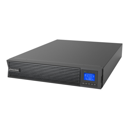 POWERWALKER UPS On-Line VFI 3000 ICR IOT 1/1 phase 3000VA PF1 8x IEC C13 + 1x C19 outlets USB/RS232 LCD Rack