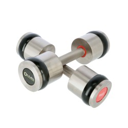 Chrome dumbbells 2x9 kg...