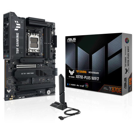 ASUS TUF GAMING X870E-PLUS WIFI7 AMD AM5 ATX motherboard 4xDDR5 PCIe 5.0 x16 4xM.2 1xHDMI 2xSATA