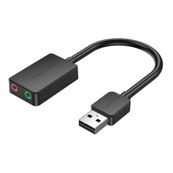 SOUND CARD USB 2-PORT/0.15M...