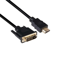 CABLE DVI-D TO HDMI 2M/M/M...