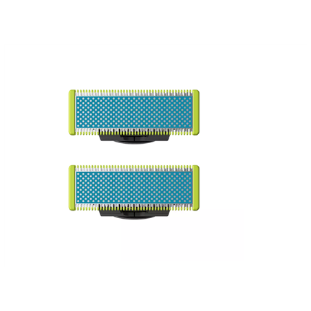 Philips | Replaceable blade (2 pcs) | QP225/50 OneBlade | Black/Green