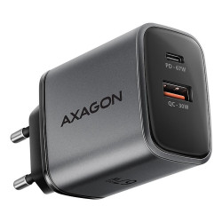 AXAGON Wall charger 67W, 2x...