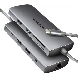 AXAGON HMC-8HLSA USB-C 3.2...