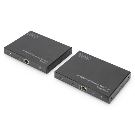 DIGITUS HDMI 2.0 HDMI KVM Extender Set 70m USB 1.1 touch panel support