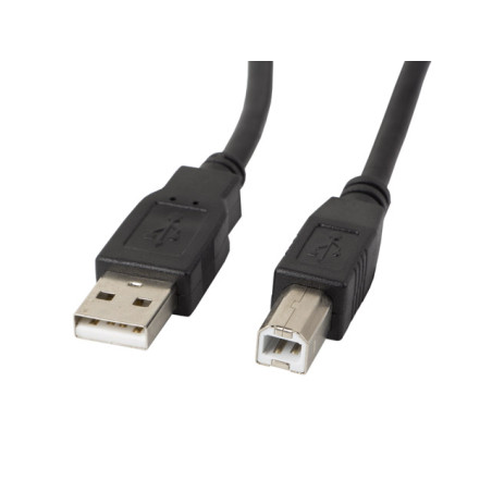Lanberg | USB Type-A to USB Type-B 2.0 Cable, 1.8 m | CA-USBA-11CC-0018-BK | USB Type-A to USB Type-B