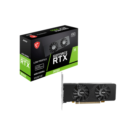 MSI GeForce RTX 3050 LP E 6G OC | NVIDIA | 6 GB | GeForce RTX 3050 | GDDR6 | HDMI ports quantity 2 | PCI Express Gen 4 x16 (uses x8)