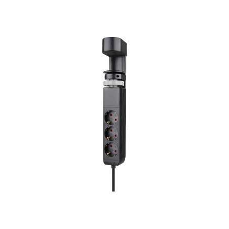 Neomounts | Desk socket with clamp and USB-C and USB-A ports - Quick charge | DS22-840BL6