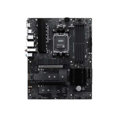 PRO B840-S EVO WIFI6E | MSI Processor family AMD | Processor socket AM5 | Supported hard disk drive interfaces SATA, M.2 | Number of SATA connectors 4