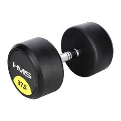 Rubberized dumbbell 37.5kg...