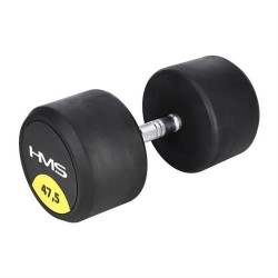 Rubberised dumbbell 47.5kg...