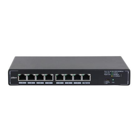 Switch|DAHUA|DH-SMG1008|Switch type Unmanaged|8x2.5G Ethernet (copper) ports quantity|SMG1008