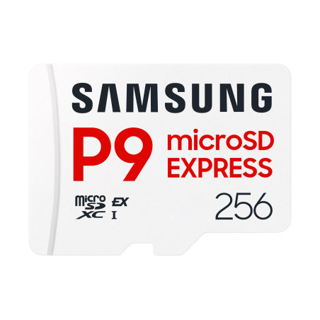 Samsung P9 Express | MicroSD Card | 256 GB | microSDXC | Flash memory class U3, V30, A1