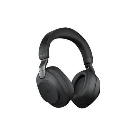 JABRA Evolve2 85 MS Stereo Headset full size Bluetooth wireless wired active noise cancelling 3.5 mm noise isolating black MS Te