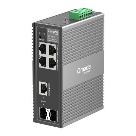 Switch|TP-LINK|Switch type Managed|4xRJ-45 ports|RJ-45 Ports Type Gigabit Ethernet (10/100/1000)|1xCombo SFP ports quantity|1xSFP module slots quantity|IES206G
