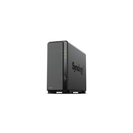 Synology | Tower NAS | DS124 | up to 1 HDD/SSD | Realtek | RTD1619B | Processor frequency 1.7 GHz | 1 GB | DDR4