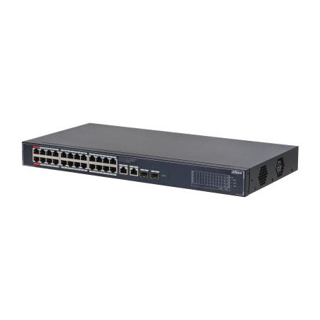 Switch|DAHUA|DH-SG4028LP|26xGigabit Ethernet (copper) ports quantity|2xSFP module slots quantity|4xPower over Ethernet (PoE) ports quantity|Total Power over Ethernet (PoE) budget 240 W|SG4028LP
