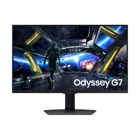 LCD Monitor|SAMSUNG|Odyssey G7|27"|Gaming|Panel IPS|3840x2160|16:9|144Hz|1 ms|Speakers|Swivel|Pivot|Height adjustable|Tilt|Colour Black|LS27DG702EUXDU