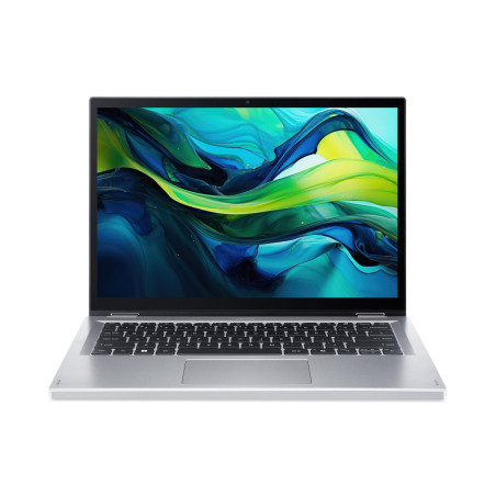 Notebook|ACER|Aspire|Go Spin 14|AGSP14-31PT-338B|CPU  Intel Core 3|N355|1900 MHz|14"|Touchscreen|1920x1200|RAM 16GB|LPDDR5|SSD 512GB|IntelGraphics|Integrated|ENG|Windows 11 Home|Pure Silver|1.54 kg|NX.J3UEL.002