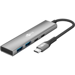 Goobay Slim 4-Port USB Hub,...