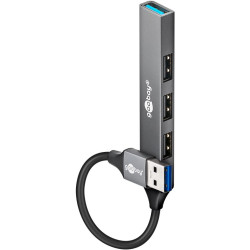Goobay Slim 4-Port USB Hub,...
