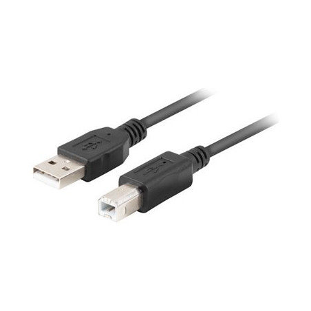 LANBERG CA-USBA-15CU-0030-BK cable USB 2.0 AM-BM with ferrite 3m black