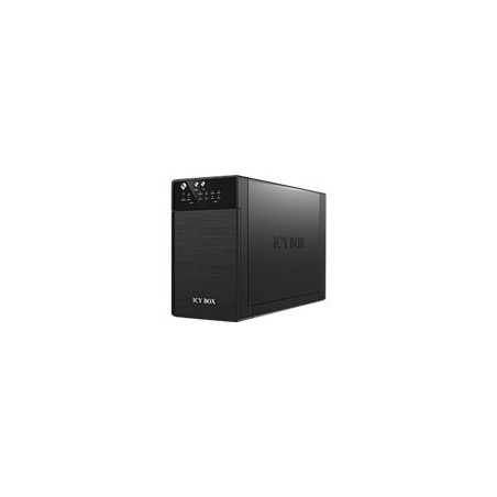 ICY BOX IB-RD3620SU3 External RAID system for 2x3.5 SATA I/II/III USB 3.0 eSATA Black