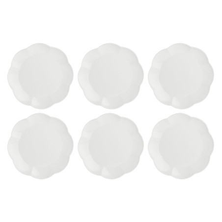 Set of 6 Villadeifiori dinner plates - White, 26 cm
