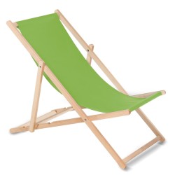 Classic beech lounger...