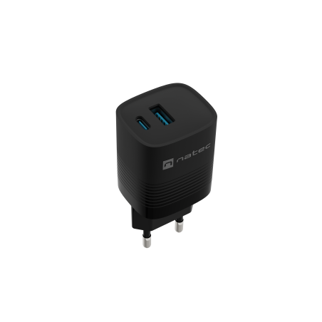 Natec Ribera USB Charger, 1x USB-A, 1x USB-C, 30 W | NUC-2141