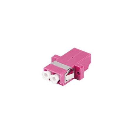 LANBERG Fiber optic Adapter MM LC/UPC DX OM4