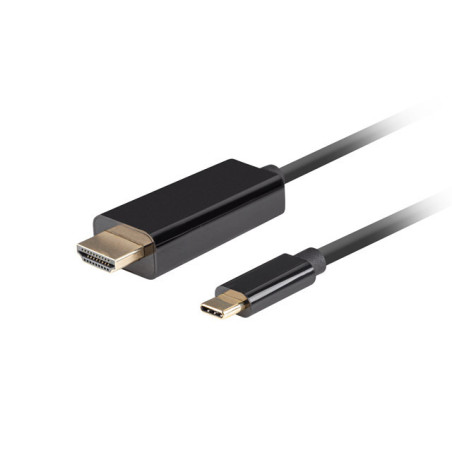 LANBERG Cable USB-C M ->HDMI M 3m 4K 60Hz black